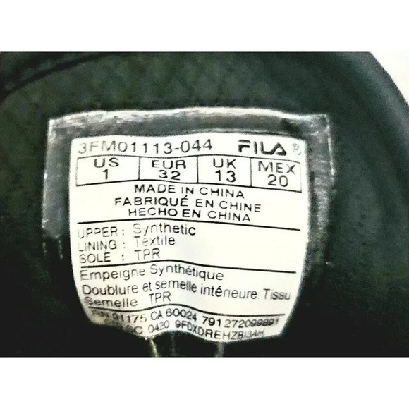 Fila Multicolored Kids High Top Shoe Size 1 - Picture 7 of 7